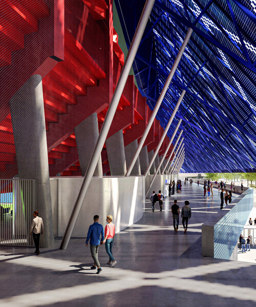 after two decades, herzog and de meuron will update its FC basel stadium in switzerland