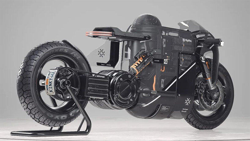 unveiling 'hydra', a cyberpunk e-bike powered by hydrogen