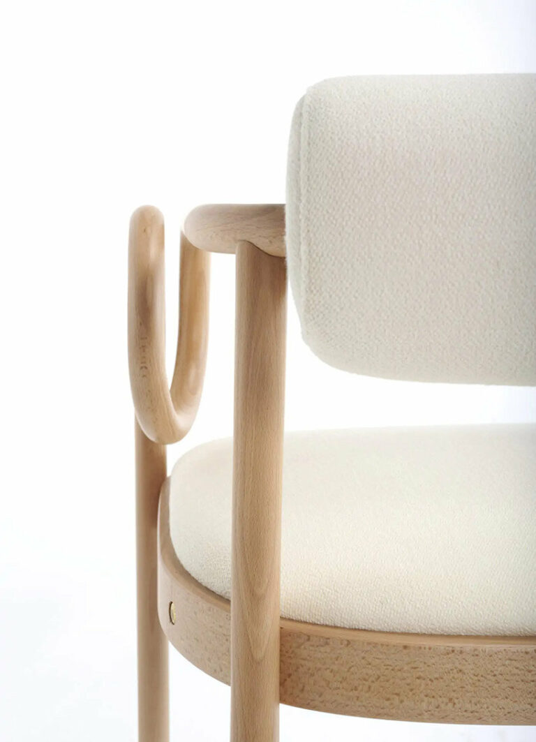 india mahdavi debuts pastel textiles and looping furniture at paris ...