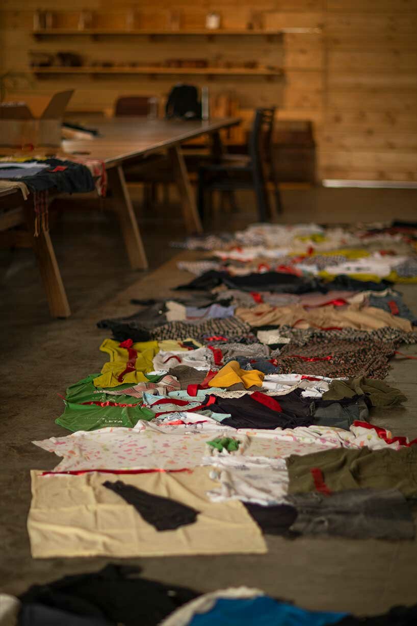 tatiana bilbao's installation for NGV uses garments as symbol of domestic labour + care