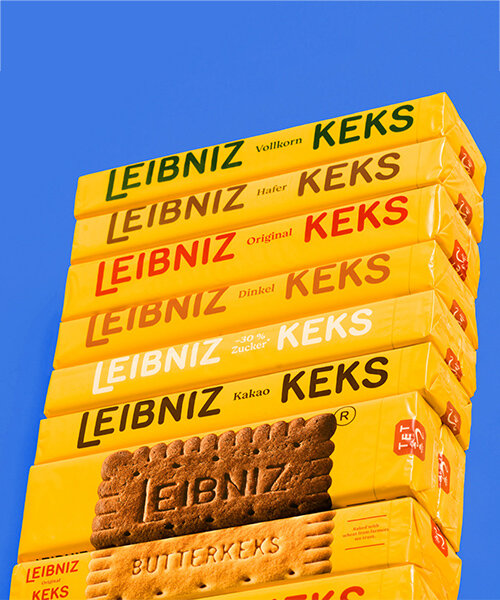 leibniz rebranding by auge design showcases 'swelling dough' look with rounded typeface