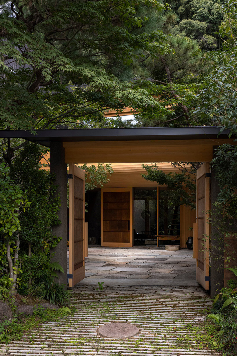 lush gardens and cave-like interiors characterize kyoto house by dai nagasaka/mega