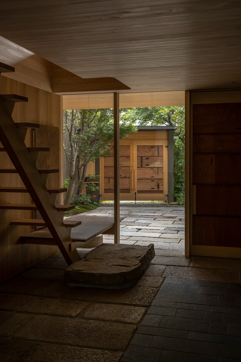 lush gardens and cave-like interiors characterize kyoto house by dai nagasaka/mega