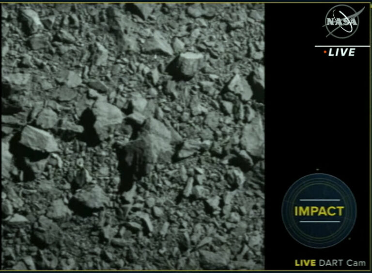 WATCH NASA films DART spacecraft crash into an asteroid for