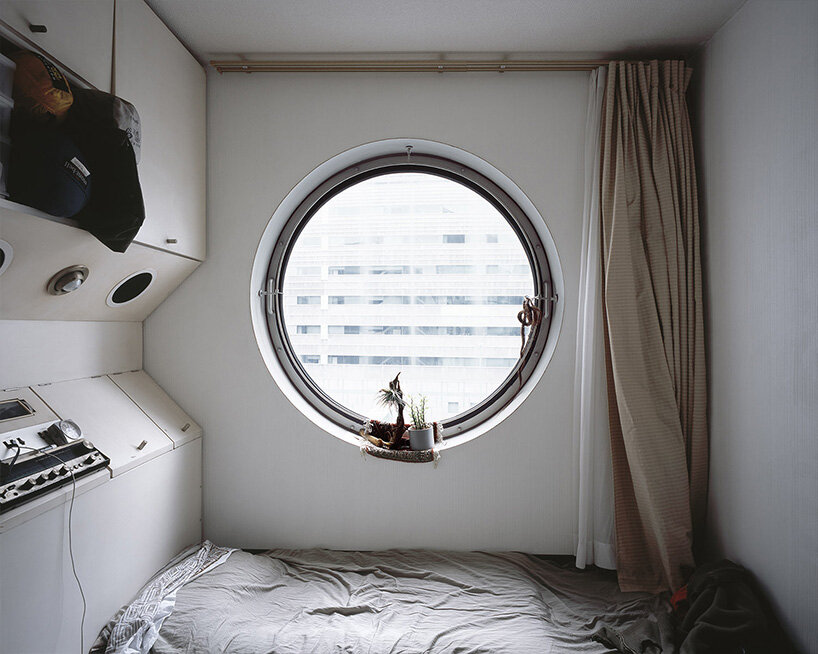 '1972/accumulations' photo series captures the individuality of nakagin tower's capsules