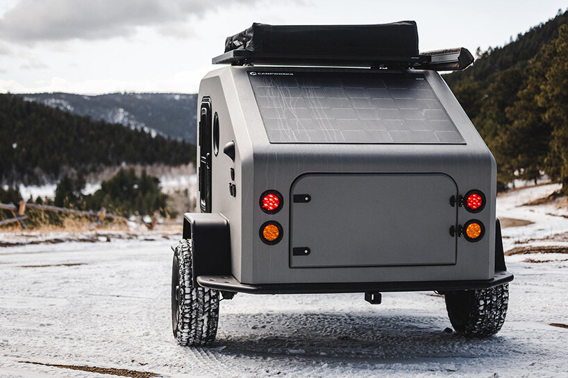 more than a camper: NS-1 by campworks is an off-road, solar-powered micro-grid