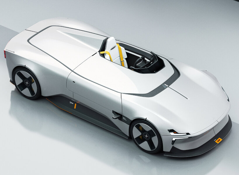 one-seater concept ‘polestar 1:1’ drives through one kilowatt for every kilogram ratio