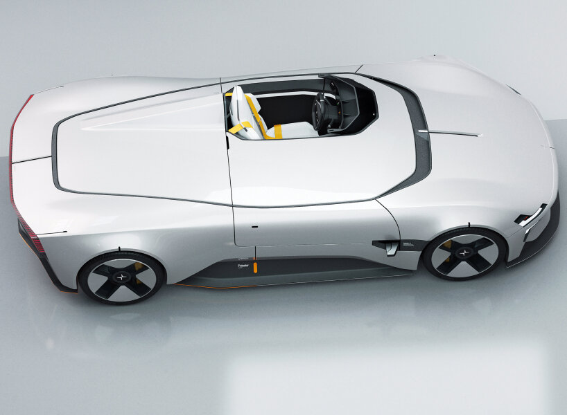 one-seater concept ‘polestar 1:1’ drives through one kilowatt for every kilogram ratio
