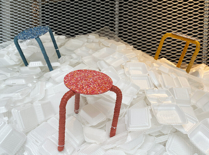 Potato Head juxtapose waste and furniture at N*thing is Possible exhibition