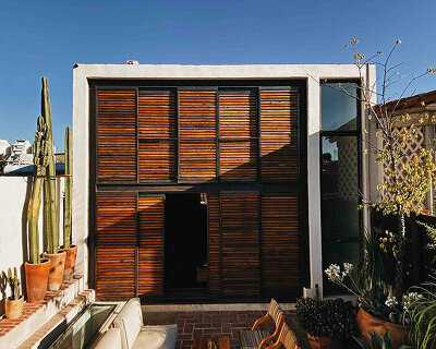 rustic accents pop out from contemporary casa mulata in oaxaca