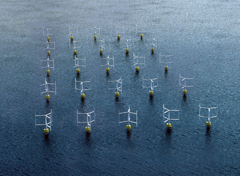 offshore floating wind turbine ‘seatwirl’ stores kinetic energy to stabilize voltage