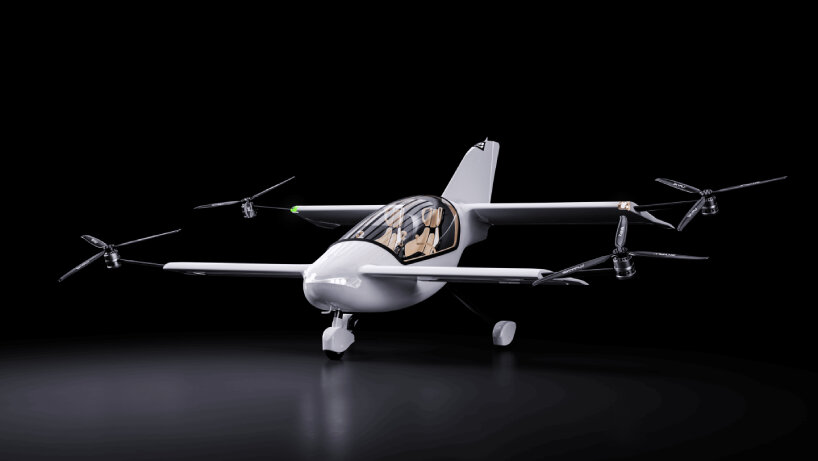 eVTOL ‘axe by skyfly’ trades rotating wings for 70 KW motors with 280 KW peak power