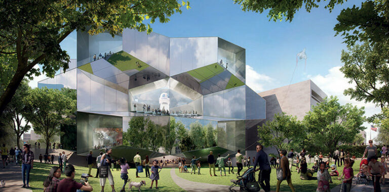 five design proposals for the smithsonian's 'bezos learning center'