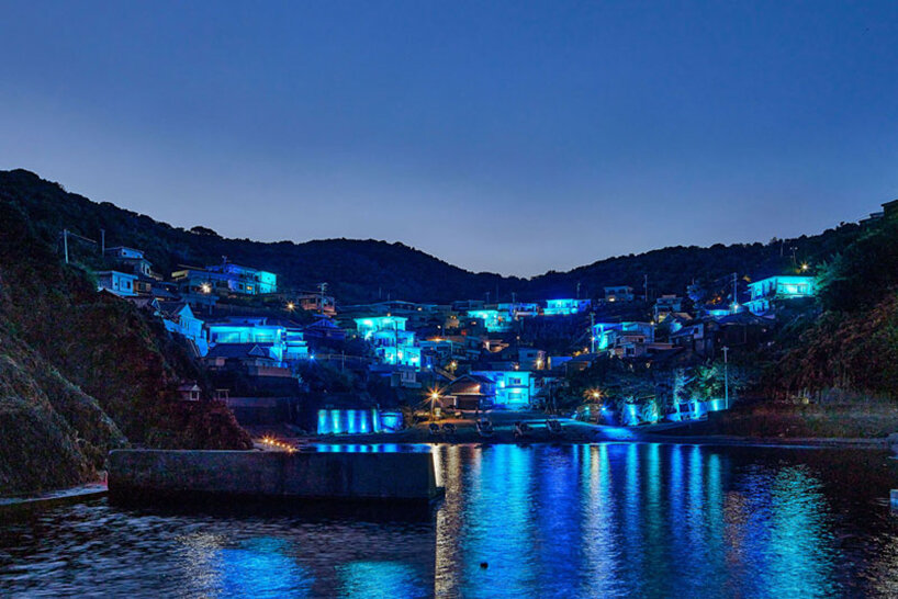 takasho digitec co. revives semi-ghost town in japan with poetic light installation