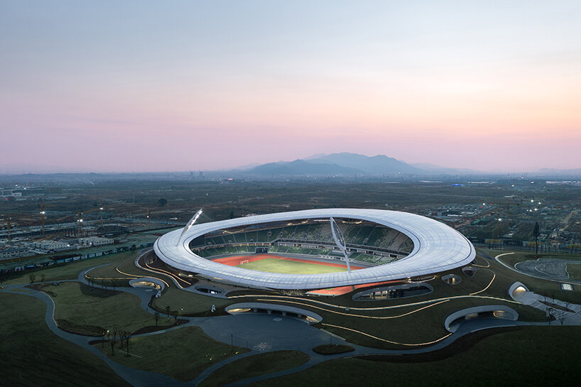 mad architects quzhou stadium