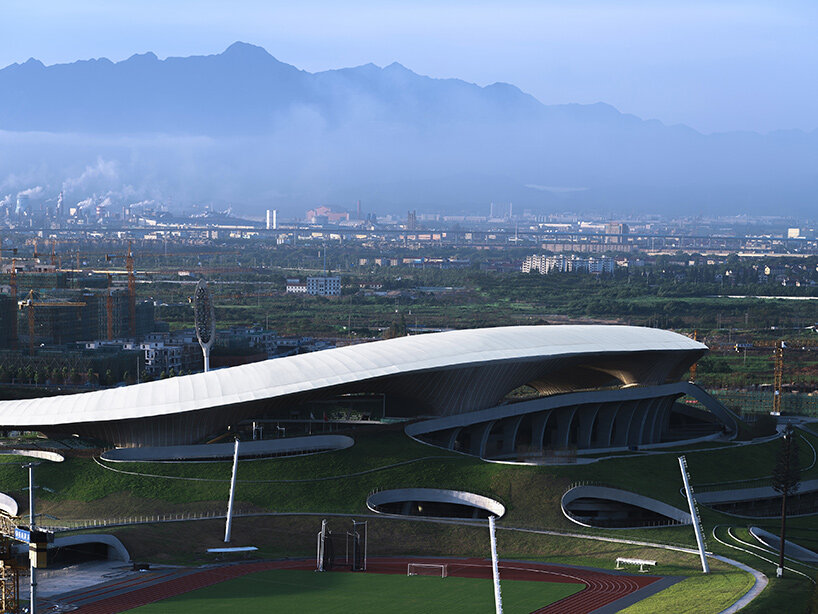 mad architects quzhou stadium