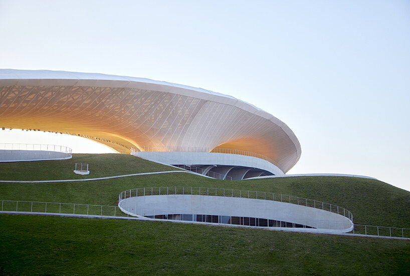 mad architects quzhou stadium