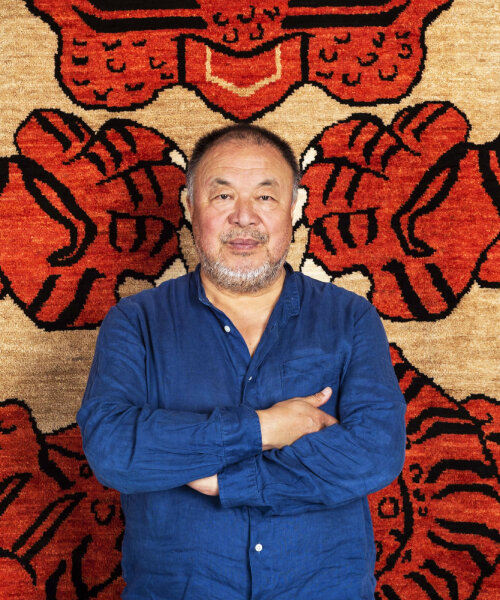 ai weiwei designs tibetan tiger rug to advocate the animal’s conservation
