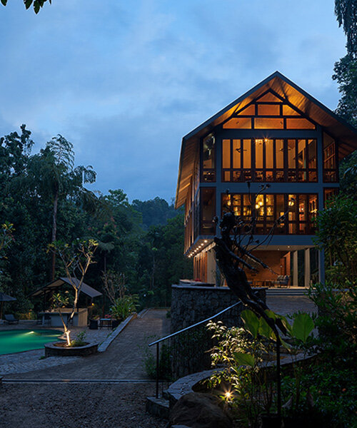 locally sourced bricks and natural timber infuse elevated hotel in sri lanka with nature