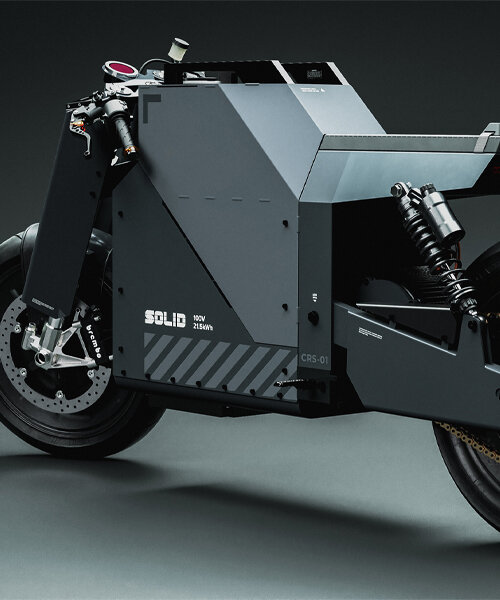 SOLID CRS-01 is a brutalist electric motorcycle oozing dystopian energy