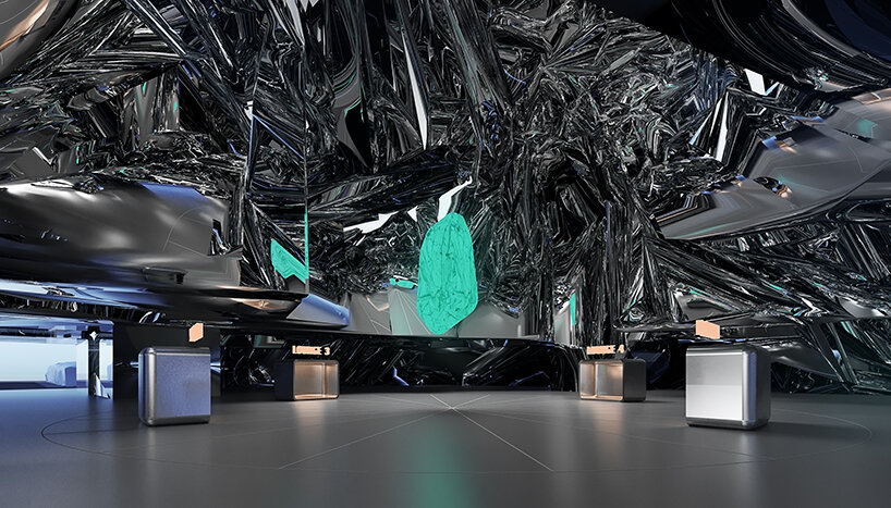 felipe escudero's metaverse city springs up like glacier crystals in decentraland