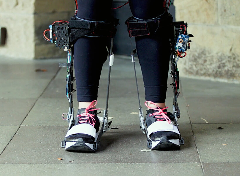 stanford 'exoskeleton' combat boots help people walk faster with less effort