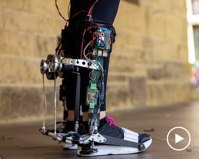 stanford 'exoskeleton' combat boots help people walk faster with less effort