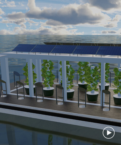 floating solar-powered desalination system to combat water scarcity in coastal regions