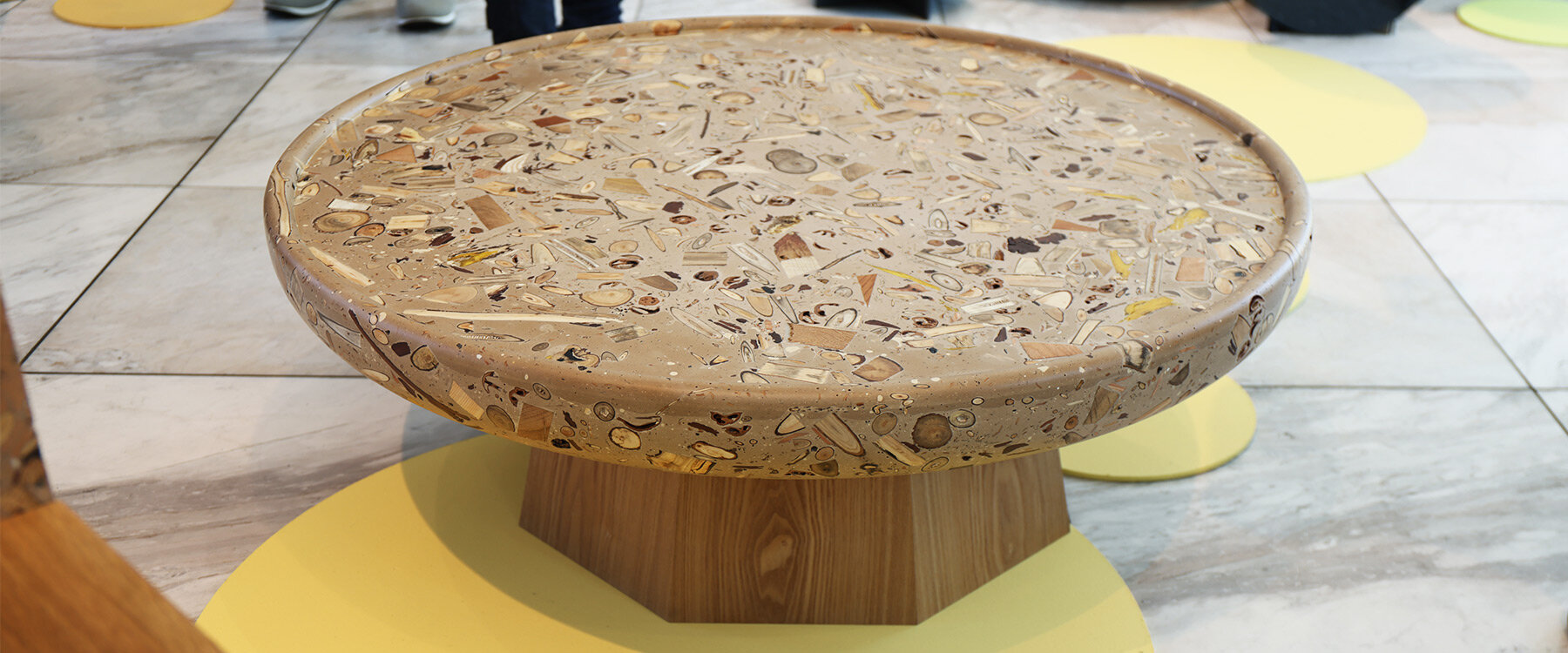 forestbank is a new type of wood made from tree debris, leaves, seeds and soil