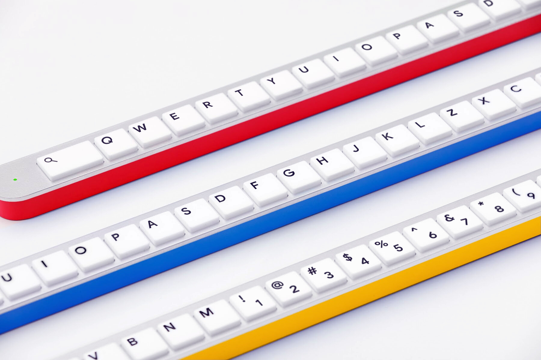 google japan 'stick keyboard' is so long it's also a ruler, portable piano  & fishing pole