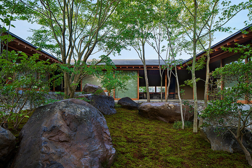 meditative garden views unfold throughout toru shimokawa's new dwelling in japan