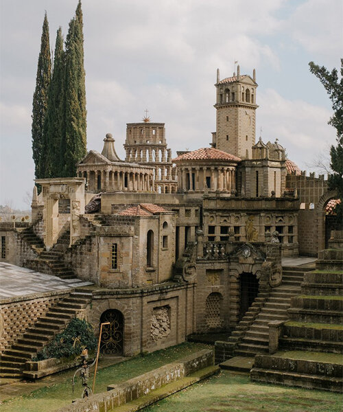 tessa chung captures the surreal & theatrical architecture of la scarzuola in umbria, italy