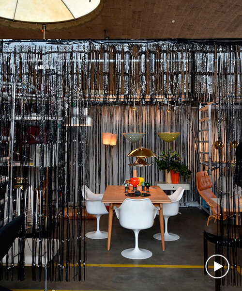 'le salon du design' sets out vintage furniture by alvar aalto, ettore sottsass and more