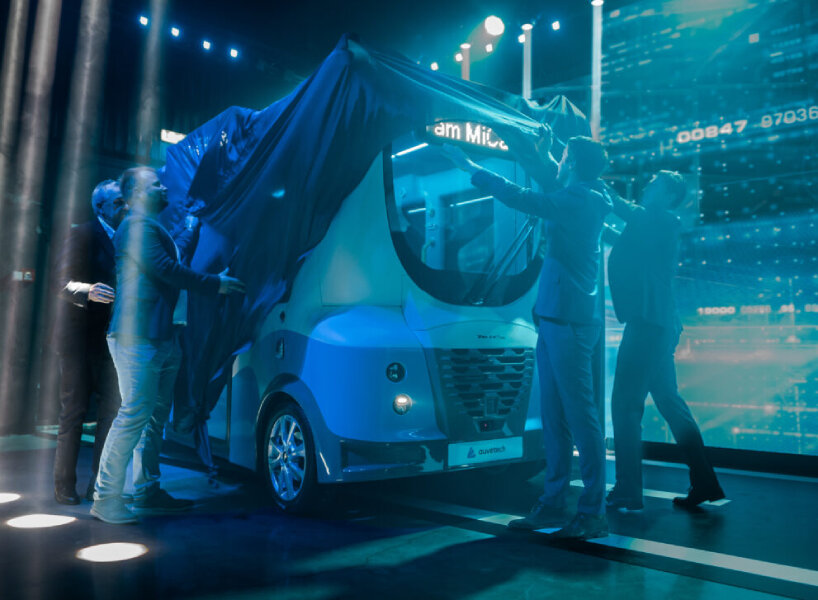 driverless minibus 'MiCa' in japan