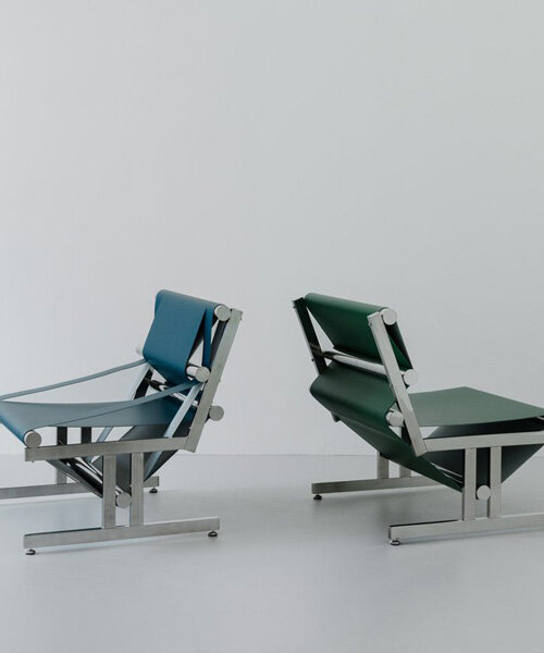 detachable modular chairs by 1/plinth studio bring new value to industrial conveyor belts