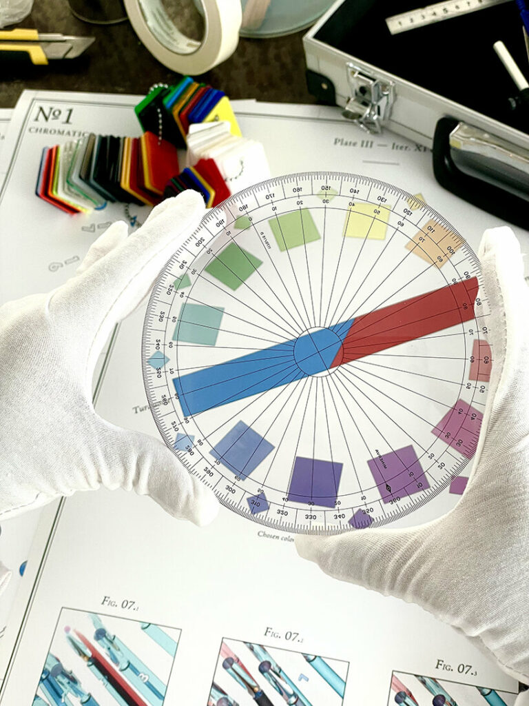 pierre brault colorizes urban buildings with sundial variations