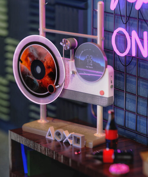 retrofy your digital tunes with this vinyl player-inspired music device