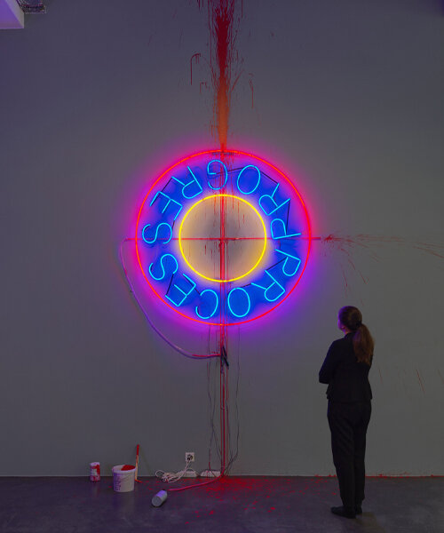 hauser & wirth brings richard jackson's 'painting machines' and neon works to zurich