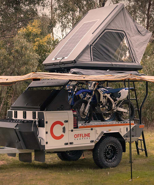 new 'ryder' toy hauler camper lets you bring your bikes on outback adventures