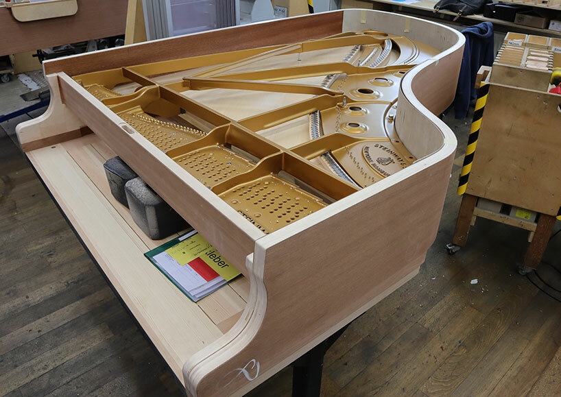 innovative tech by steinway & sons lets the piano play itself during live-remote performances