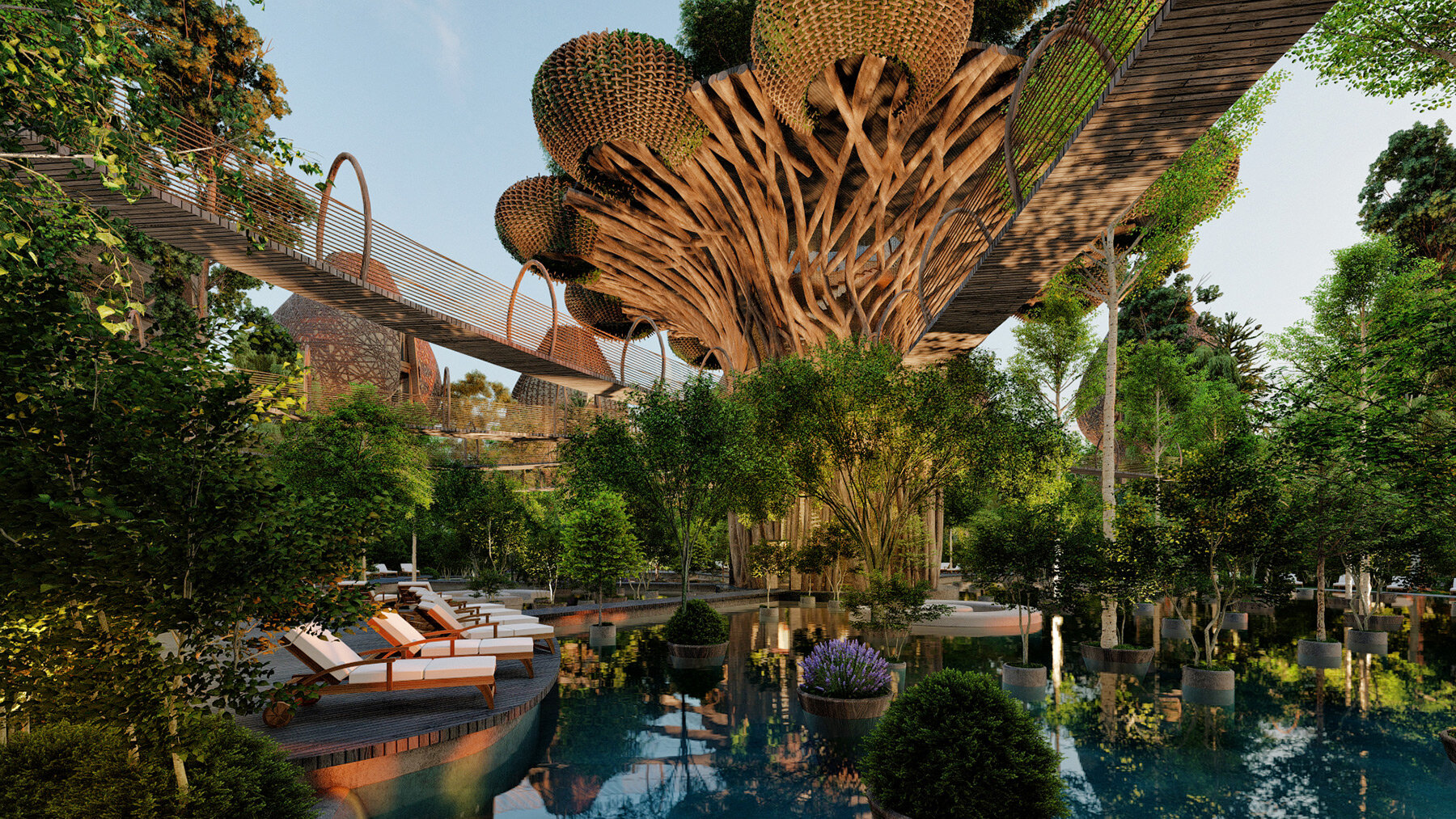 suspended-nest-villas-cluster-around-life-tree-dna-resort-mexico-designboom-full-02