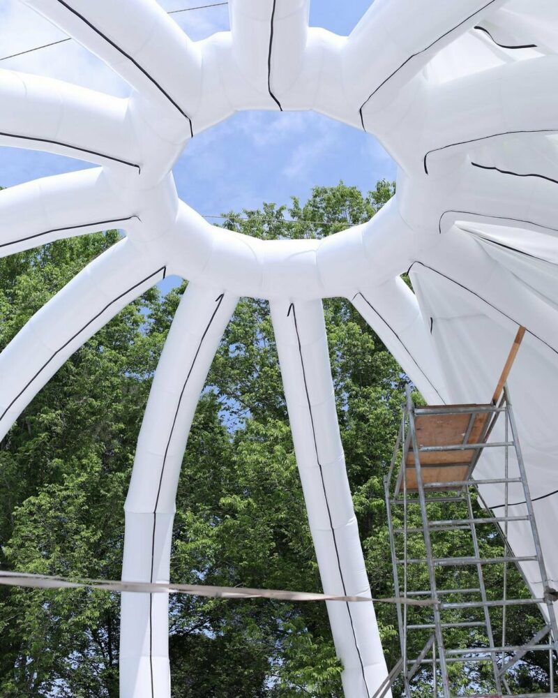 protoCAMPO in the gardens of the Villa Médici, Rome, Italy