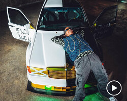 A$AP rocky unveils mercedes-benz 190E designed for popular game 'need for speed'
