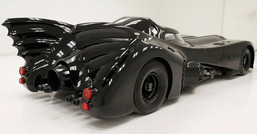 take on the streets with the original batmobile from the 90s batman movie