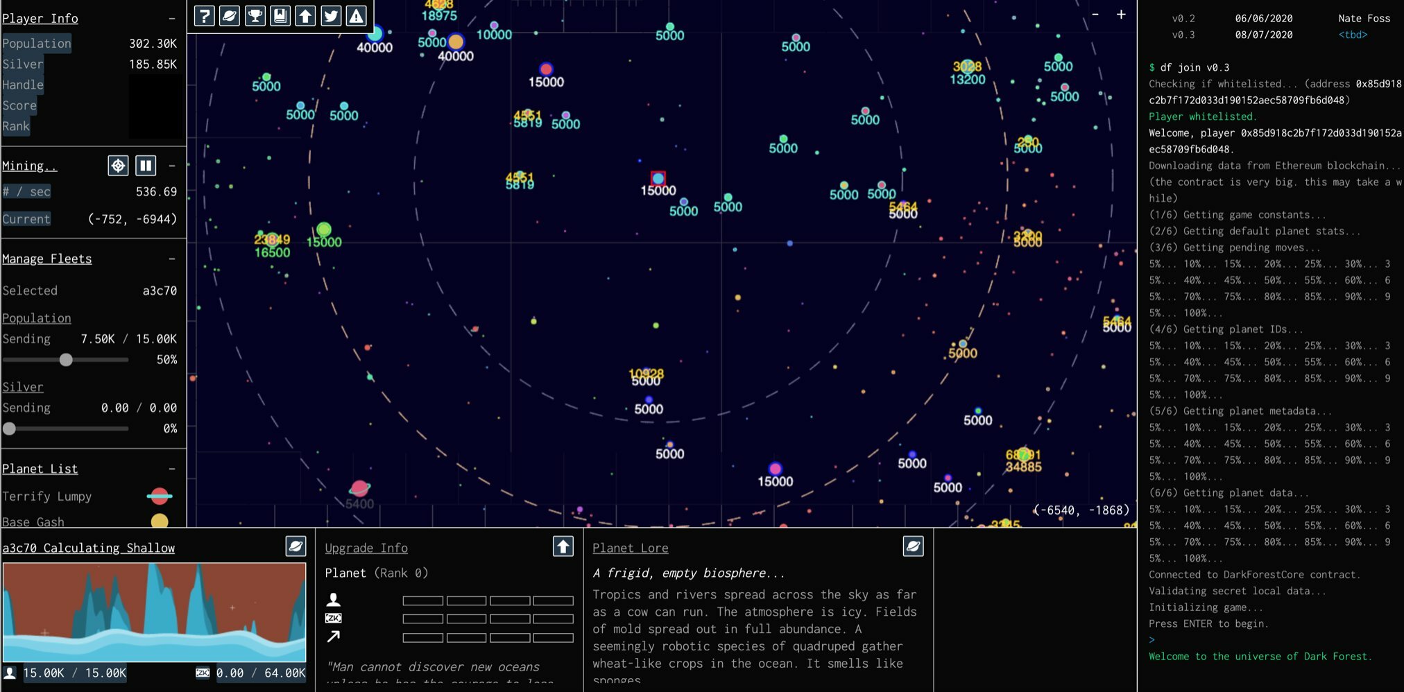 dark forest: a one-of-a-kind sci-fi blockchain game built on cutting-edge cryptography