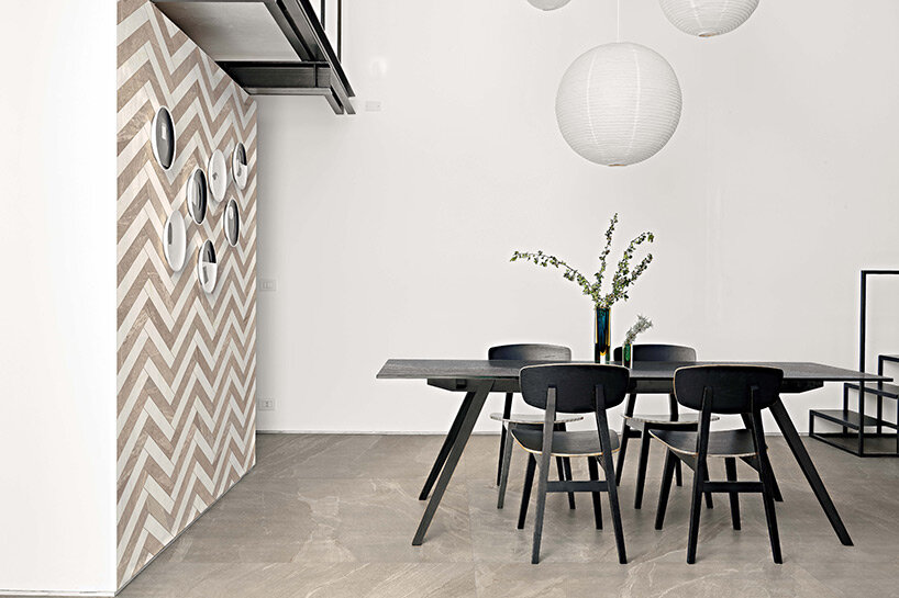 florim refashions farmhouse with rustically modern wooden and slate touches