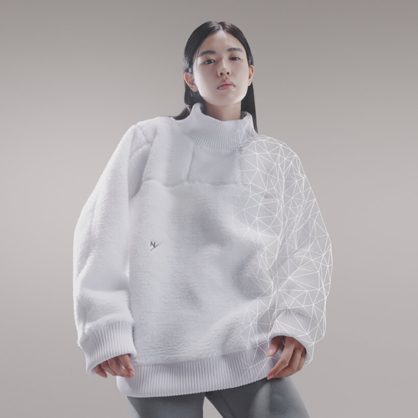 GOLDWIN x synflux use algorithms to design zero-waste sportswear for the north face