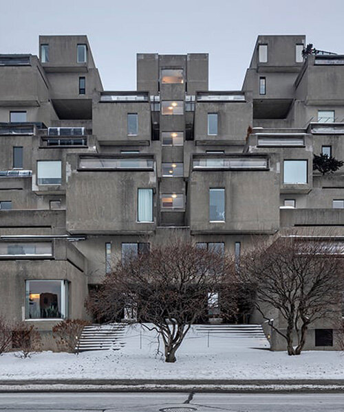 roberto conte photographs moshe safdie's iconic habitat 67 in the icy canadian winter