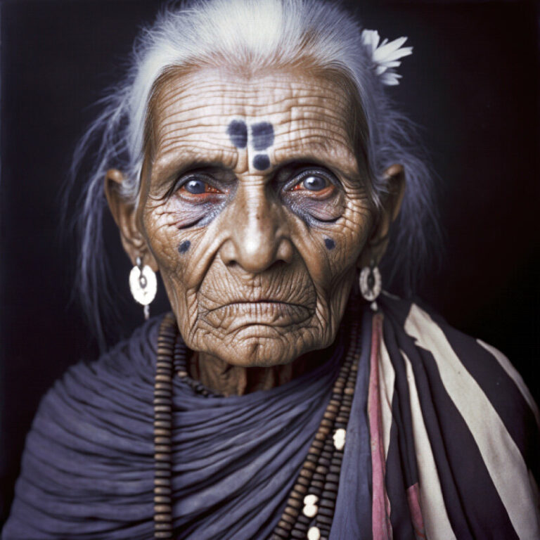 these shamans don't exist, but one architect still captures their portraits