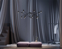 marset's new lighting system 'ihana' offers serene shapes and